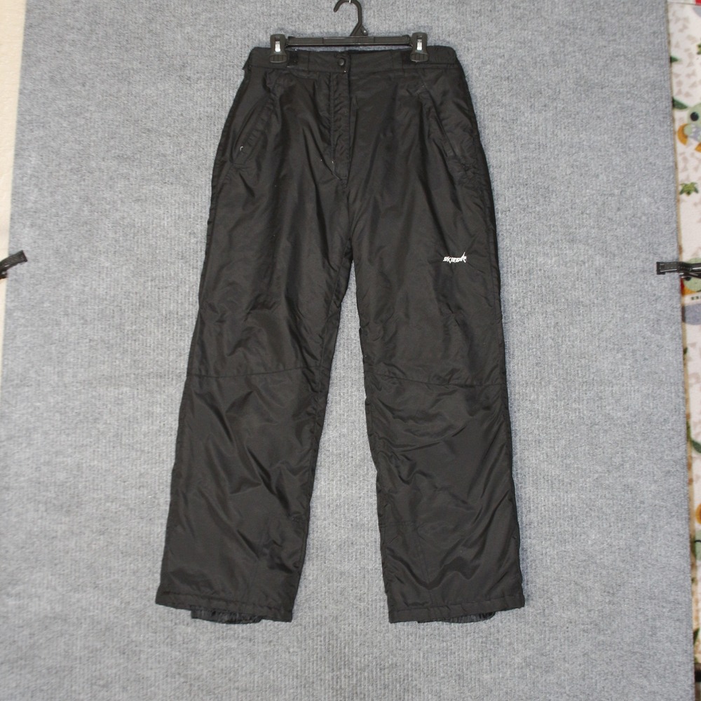 Ski Gear Snow Pants Womens M‎ Black Insulated Winter Outdoor Sport